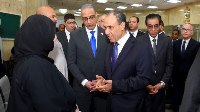 صورة وزير الخارجية يتفقد تطوير مكتب تصديقات أحمد عرابي بالمهندسين