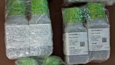 صورة جمارك مطار الإسكندرية الدولي تضبط محاولة تهريب مستحضرات تجميل وهواتف محمولة وأجهزة إلكترونية ومحاليل لطلاء المعادن الثمينة