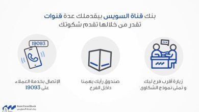 صورة بنك قناة السويس يعلن آليات تقديم الشكاوى والمقترحات للعملاء