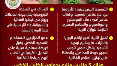 صورة الزراعة: لا مساس بالأسمدة المدعمة للمحاصيل الاستراتيجية